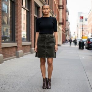 CHRISTOPHER BLUE Olive Pencil Skirt Size 4